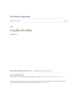 Crucible of Conflict - UNM Digital Repository