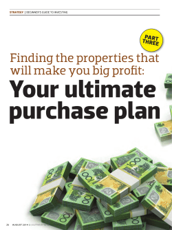 Powerful strategies for finding properties to make