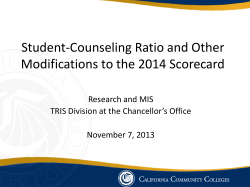 Fall 2012 - California Community Colleges Chancellor`s Office