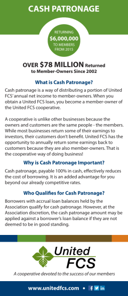 cash patronage