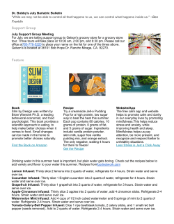 July 2016 - Lite Life Surgery