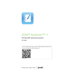 SMART Notebook 11 User`s Guide