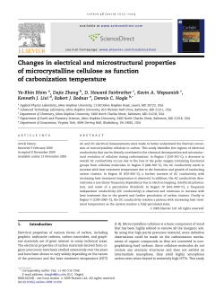 Changes in electrical and microstructural properties of