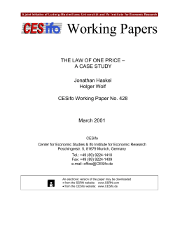as a PDF - CESifo Group Munich
