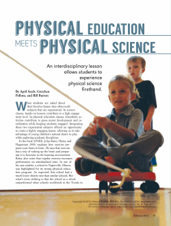 Physical Education Meets Physical Science