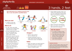 3 hands, 2 feet - Sporting Schools