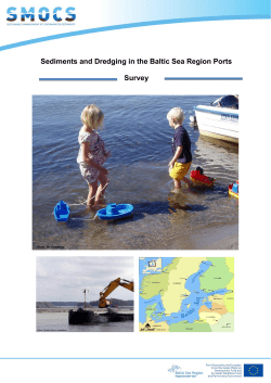 Sediments and Dredging in the Baltic Sea Region Ports Survey