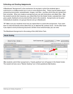 Collecting and Grading Assignments