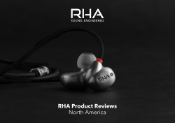 RHA Product Reviews North America