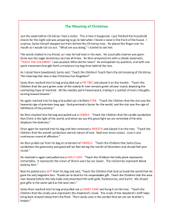 The Weekly Word from Sister Catherine ~ December 12