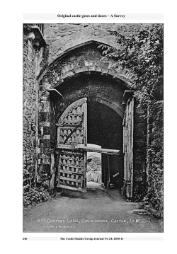Original castle gates and doors &ndash; A Survey