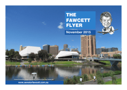 the fawcett flyer - Senator David Fawcett