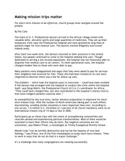 Making mission trips matter