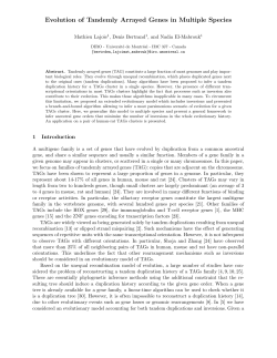 Evolution of Tandemly Arrayed Genes in Multiple Species