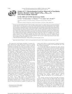 Origin of 5 V Electrochemical Activity in Non Redox Reactive