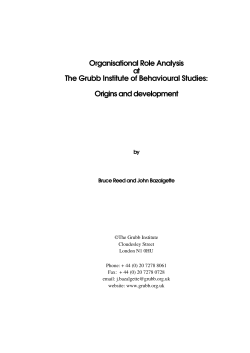 the PDF - The Grubb Institute