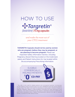 TARGRETIN Capsules Patient Brochure