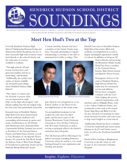 SOUNDINGS July 2016 - Hendrick Hudson School District