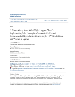 "I Always Worry about What Might Happen Ahead" : Implementing