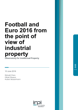 INP I Football and Euro 2016 from the point of view of