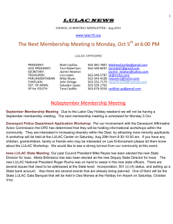 The Next Membership Meeting is Monday, Oct 5 at 6:00 PM