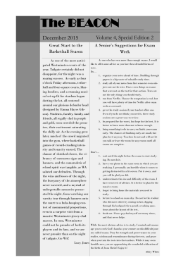 Dec 2015 - Westminster Academy