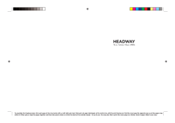 HEADWAY online catalogue (PDF 2MB)