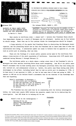 Majority Of Public Wants Nixon Resign Or Have