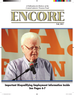 Important Disqualifying Employment Information