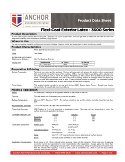 Flexi-Coat Exterior Latex - 3600 Series