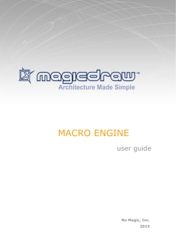 MagicDraw Macro Engine User Guide