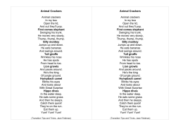 Animal Crackers - Grandview Library