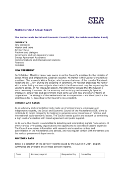 Annual Report 2014 - Sociaal