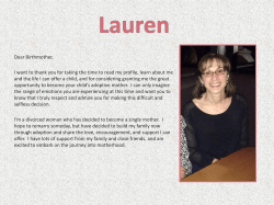 Lauren`s complete profile