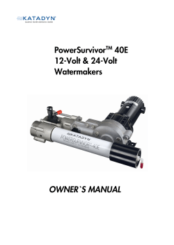 PowerSurvivor 40E Manual