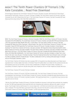 the tenth power chanters of tremaris 3 by kate constable pdf