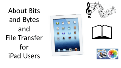 About Bits and Bytes for iPad Users