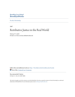 Retributive Justice in the Real World