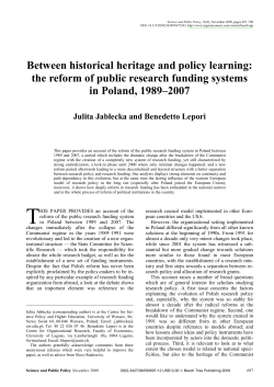 Between historical heritage and policy learning: the reform of public