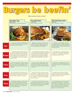 Burger Bun Fixins Fries Value - Colorado Springs Independent