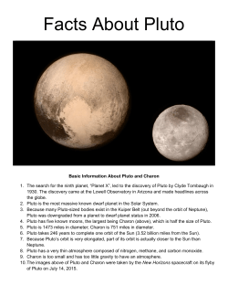 Facts About Pluto