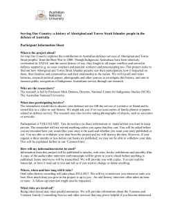 Serving Our Country: a history of Aboriginal and Torres Strait
