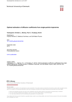 Optimal estimation of diffusion coefficients from single