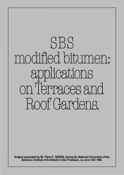 Subject presented by Mr. Pierre F. GEISEN, during the National