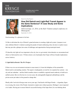 How Did Detroit and Light-Rail Transit Appear in the Same