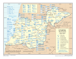 UNIFIL Map