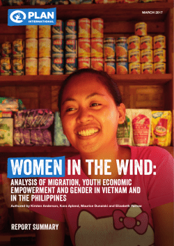 analysis of migration, youth economic empowerment and gender in