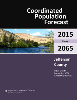 Coordinated Population Forecast