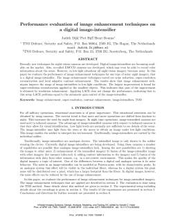 Performance evaluation of image enhancement