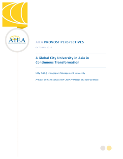 A$Global$City$University$in$Asia$in$ Continuous$Transformation